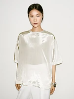 Short sleeve organza T-shirt - Limited Edition