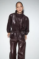 ZW COLLECTION LIMITED EDITION 100% LEATHER BALLOON PANTS