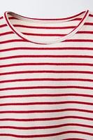 STRIPED PIQUÉ SHIRT