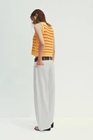 STRIPED KNIT TOP