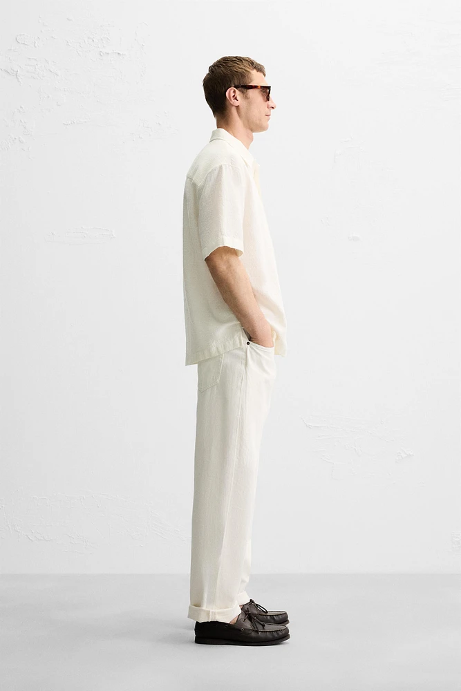 CHEMISE POLO JACQUARD À CARREAUX