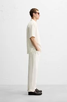 CHEMISE POLO JACQUARD À CARREAUX