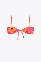 HAUT DE BIKINI IMPRIMÉ