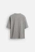 TEXTURED PATCH T-SHIRT