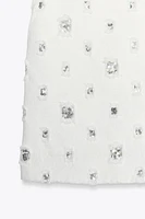 JUPE-CULOTTE À SEQUINS