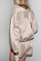 CHEMISE OVERSIZE MÉLANGE LIN ZW COLLECTION