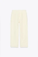 ZW COLLECTION PANTS WITH PERFORATED EMBROIDERY