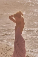 GAUZE MIDI DRESS