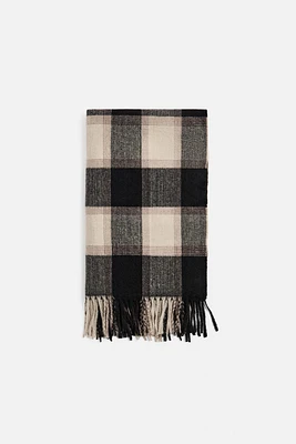 PLAID SCARF