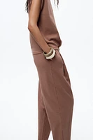WASHED PLEATED PANTS