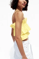 POPLIN CROP TOP