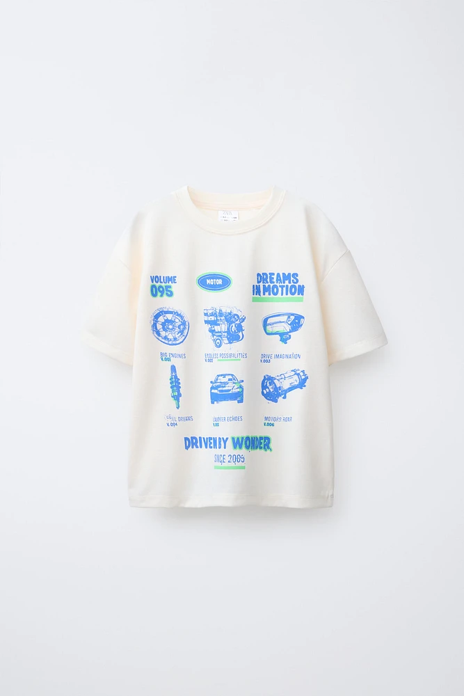 6-14 ANS/ PYJAMA T-SHIRT ET BERMUDA VOITURES