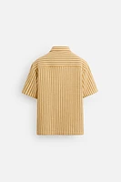 TEXTURED STRIPED SHIRT