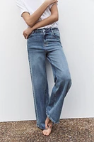 Z1975 HIGH RISE WIDE LEG LONG LENGTH JEANS