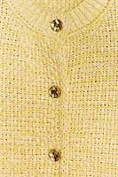 GILET EN MAILLE AVEC MANCHES 3/4