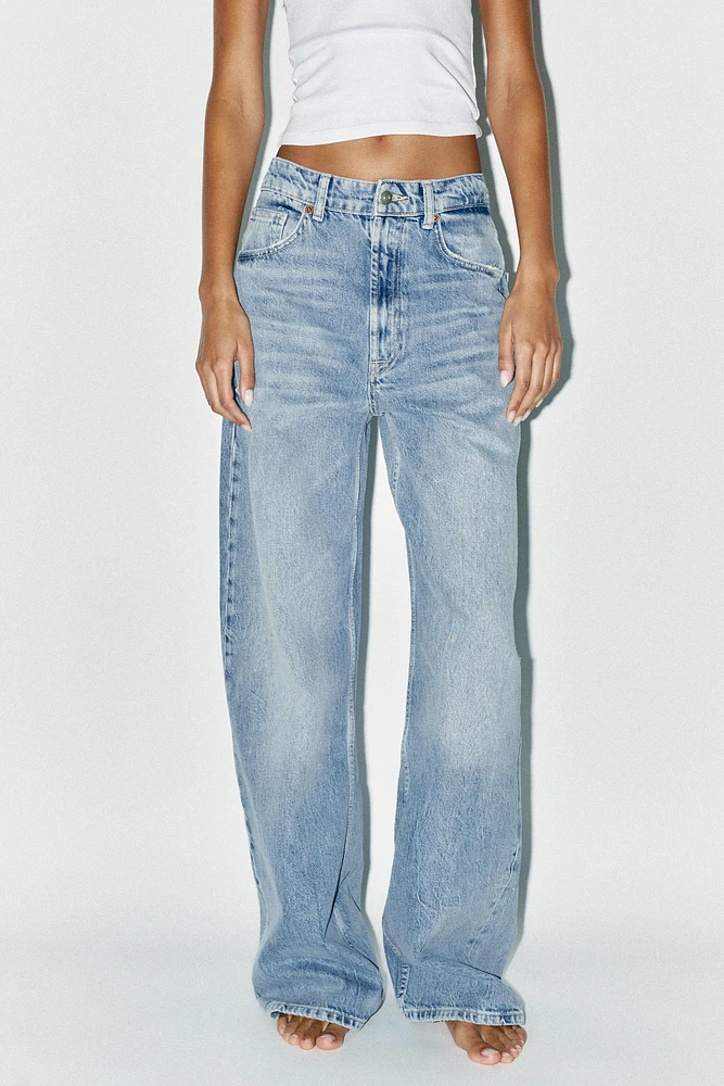 TRF HIGH RISE EXTRA WIDE LEG JEANS