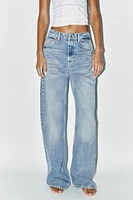 TRF HIGH RISE EXTRA WIDE LEG JEANS