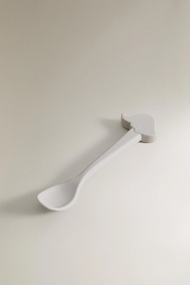 CUILLÈRE ENFANT SILICONE ÉLÉPHANT