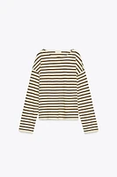 STRIPED LONG SLEEVE T-SHIRT