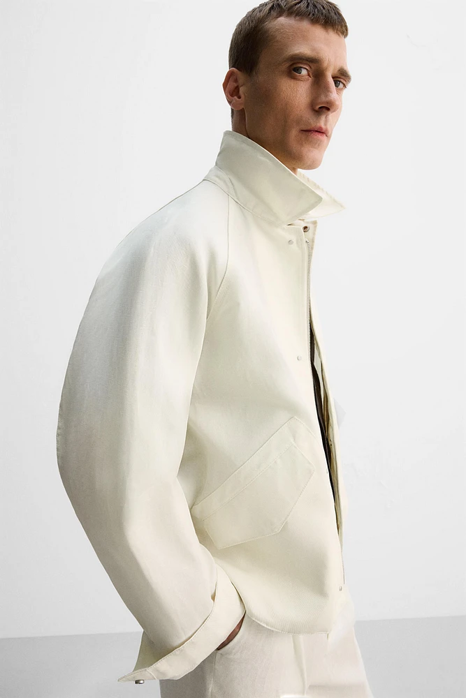 BLOUSON COTON - LIN ÉDITION LIMITÉE