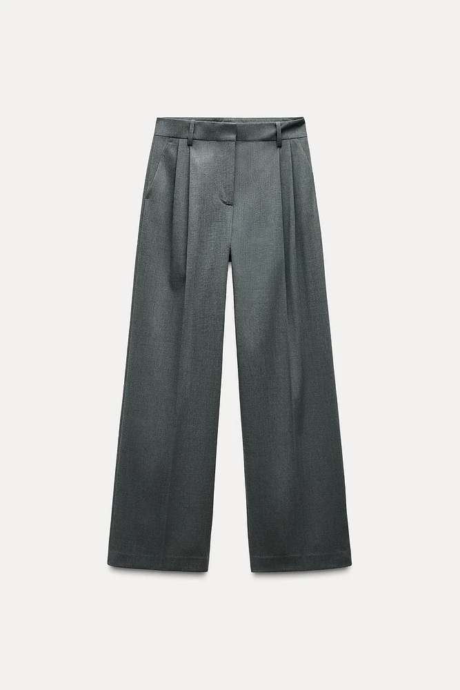 WIDE LEG PANTS WITH DARTS