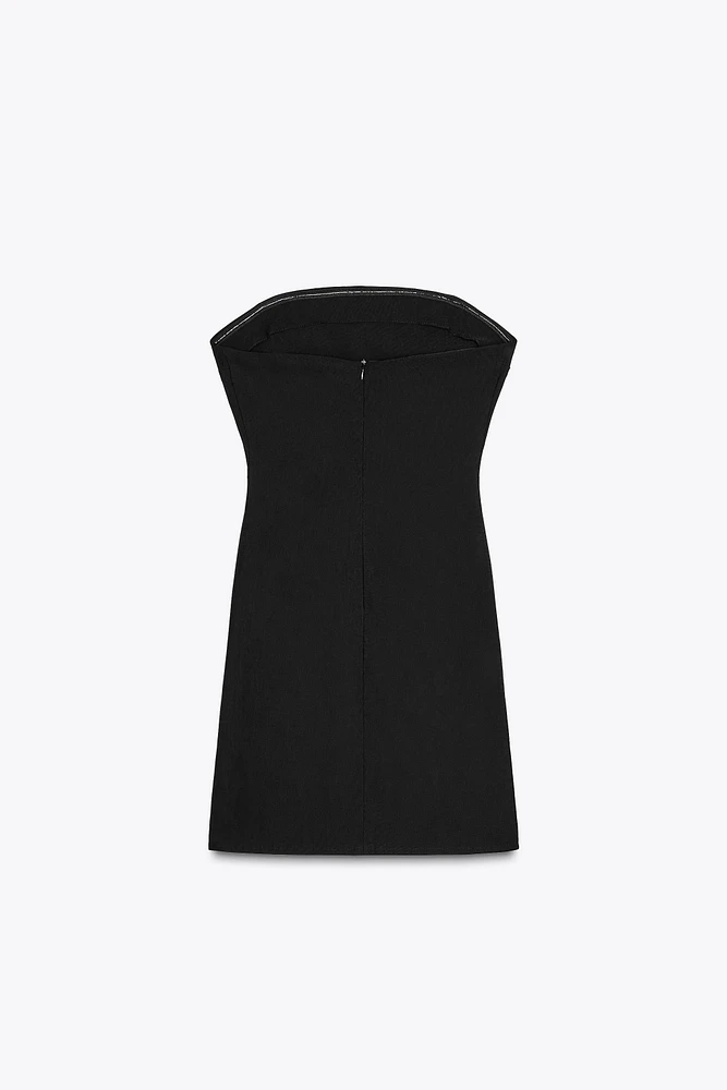 ROBE COURTE LACETS
