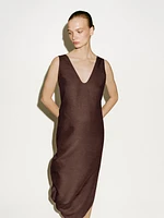 Robe midi asymétrique dans le bas - Limited Edition