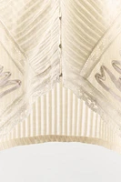 CHEMISE PLISSÉE DENTELLE LIMITED EDITION