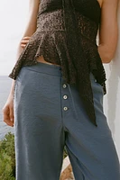 FLOWY PANTS WITH BUTTONS