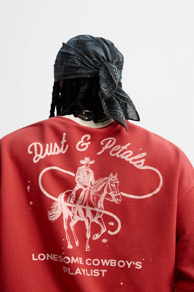 SWEAT À IMPRIMÉ GRAPHIQUE