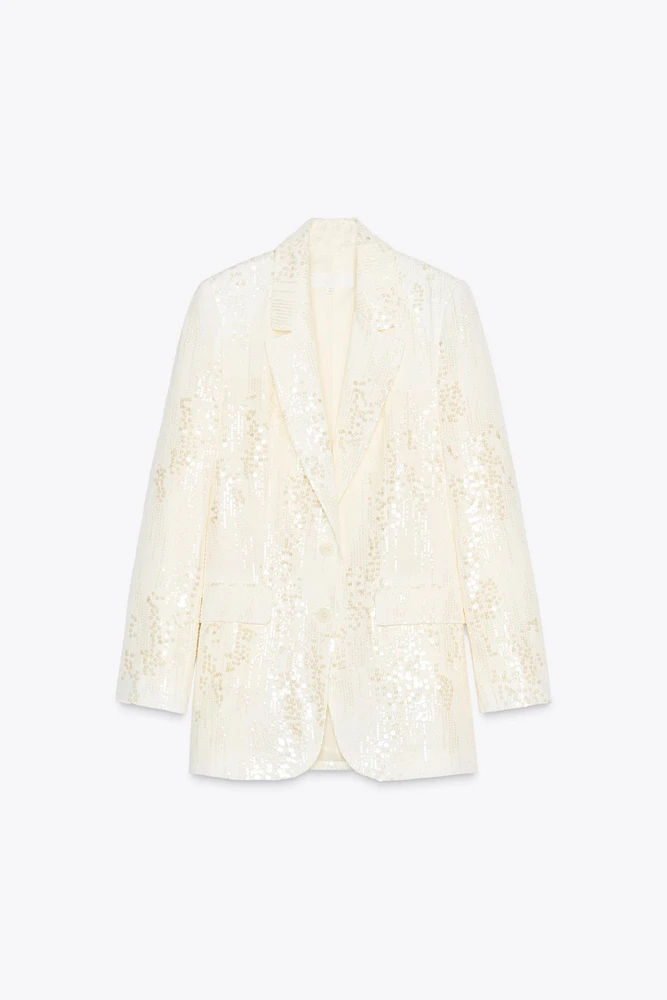 SEQUIN LONG BLAZER