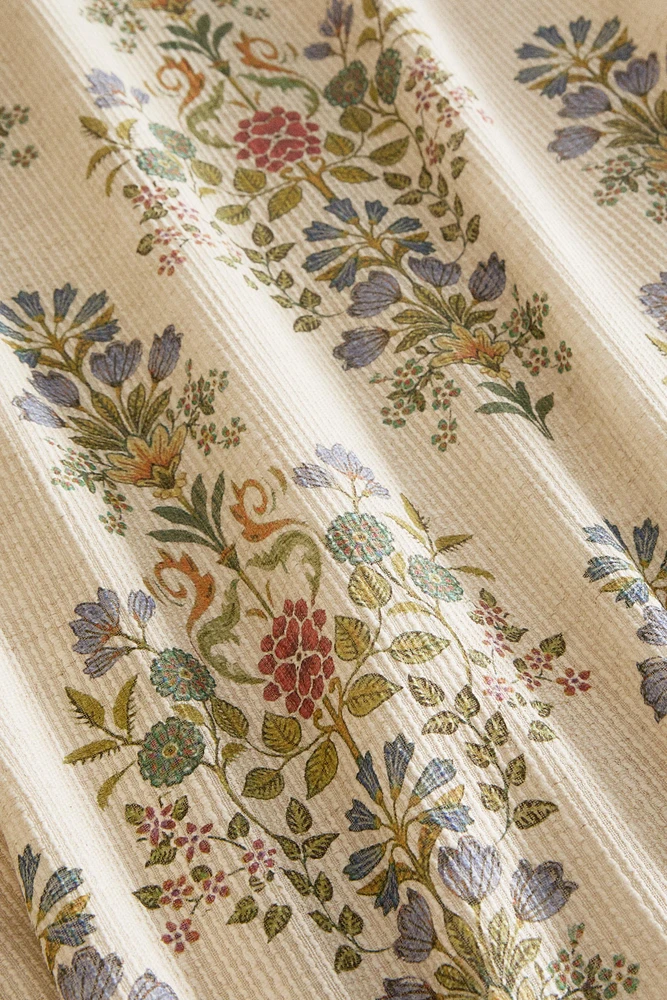 HOUSSE DE COUETTE COTON FLEURS