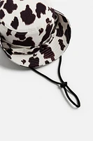 ANIMAL PRINT BUCKET HAT