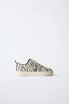 TENNIS EN COTON ANIMAL PRINT