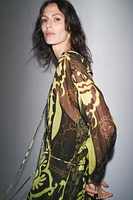 ZW COLLECTION PRINTED TUNIC DRESS