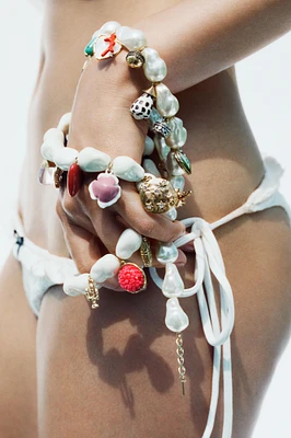 PEARL CHARMS NECKLACE