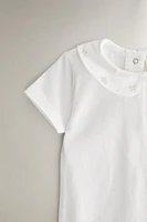 BAVOIR ENFANT BRODERIE FLEURS