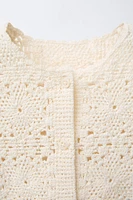 CROCHET KNIT CARDIGAN