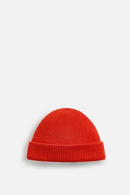 SHORT KNIT HAT
