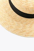 HAT WITH CONTRASTING BAND