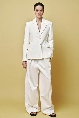 ZW COLLECTION BUTTONED DENIM BLAZER