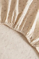 DRAP-HOUSSE ENFANT IMPRIMÉ FLEUR