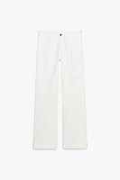 ZW COLLECTION LOW-RISE FLARE JEANS