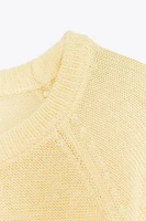 PULL EN MAILLE MANCHE AMPLE