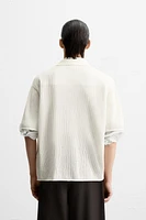 CHEMISE EN MAILLE AJOURÉE
