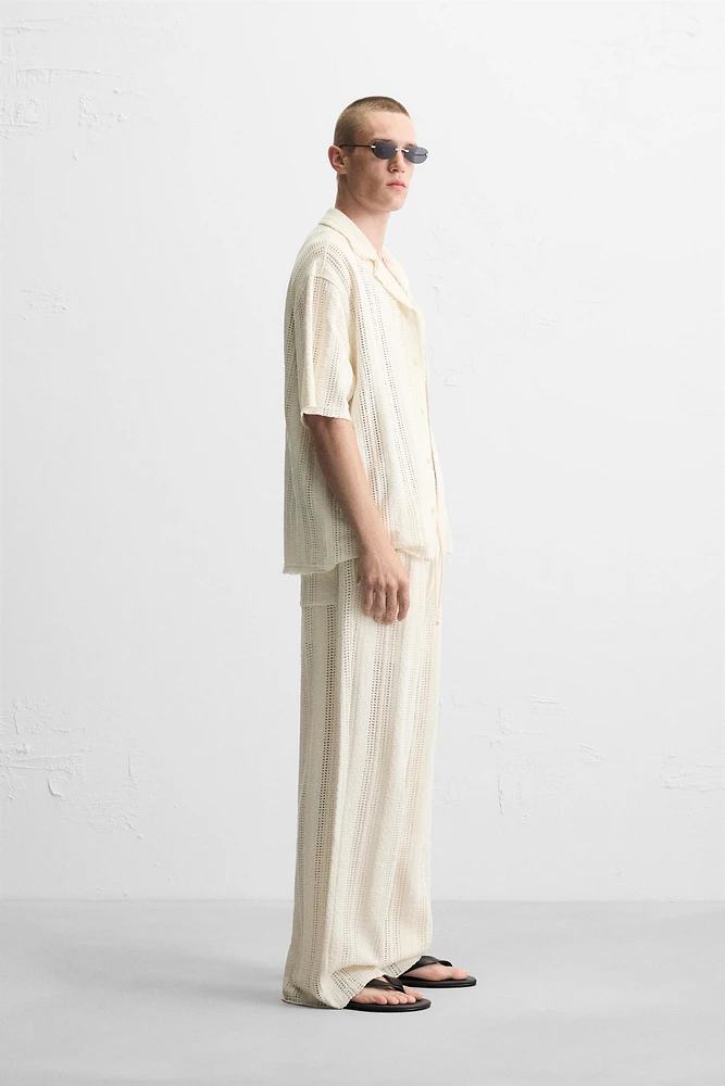 OPEN WEAVE PANTS