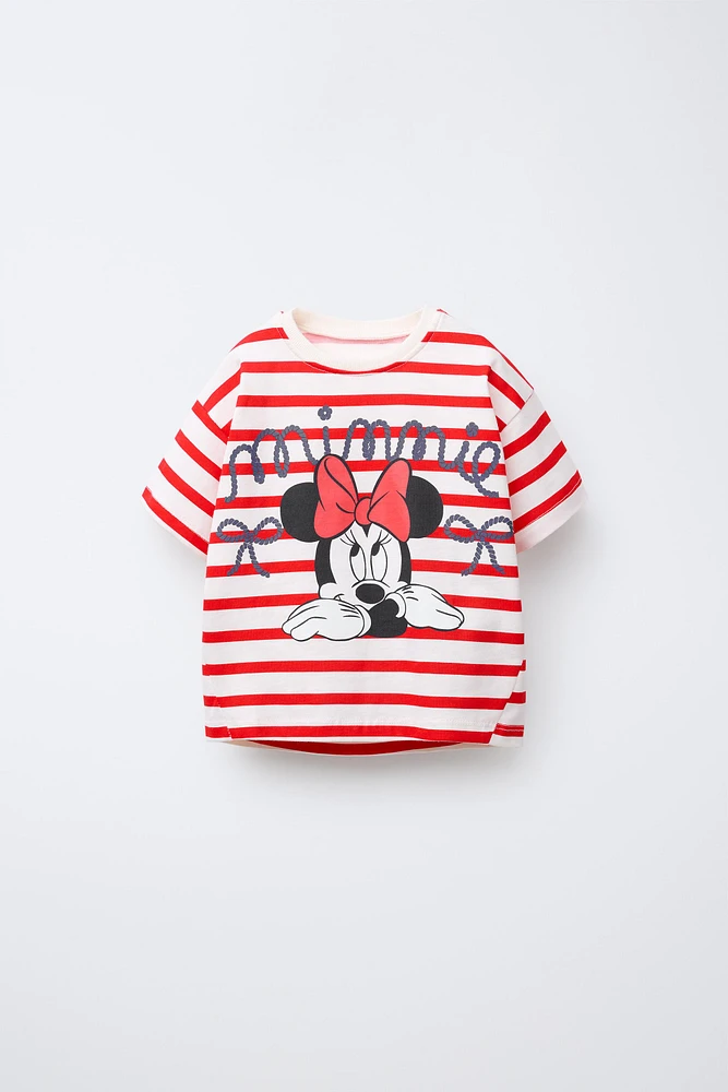 STRIPED MINNIE MOUSE © DISNEY T-SHIRT