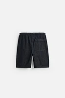 RELAXED FIT DENIM SHORTS