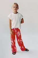 PANTALON PLISSÉ IMPRIMÉ