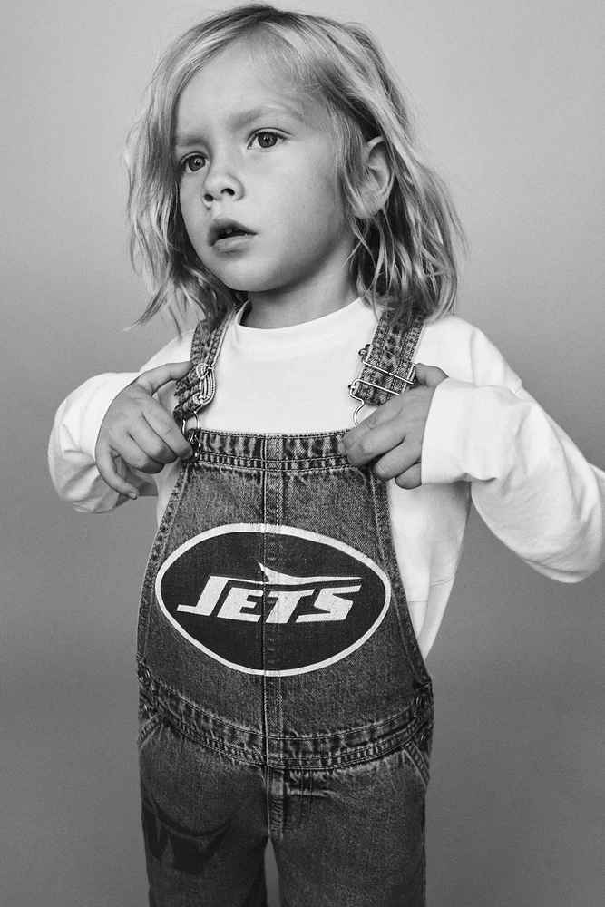 NEW YORK JETS © NFL DENIM OVERALLS